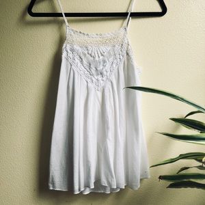 Victoria’s Secret white lace blouse